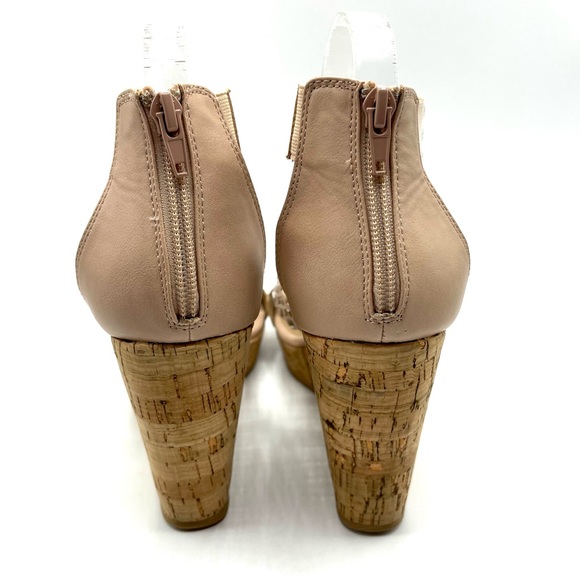 Yellow Box Blush Wedge Sandals - Picture 9 of 14